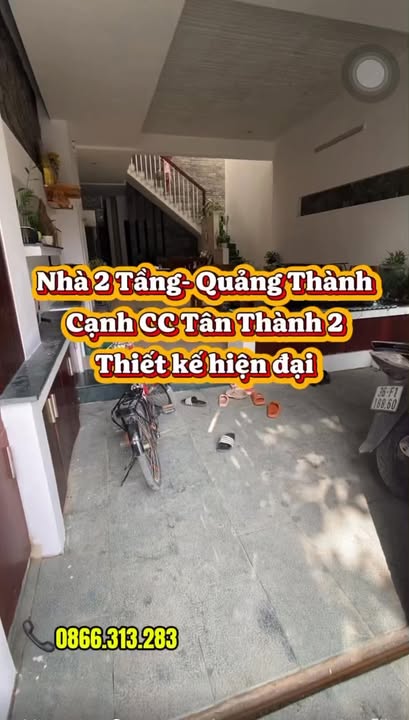 Nhà 2 tầng Quảng Thành 80m² giá 4 tỷ - Gần MB Hồ Sen