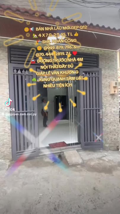 Nhà lầu mới đẹp Quận 12, diện tích 28m², giá 2.45 tỷ - Sẵn sàng vào ở ngay!