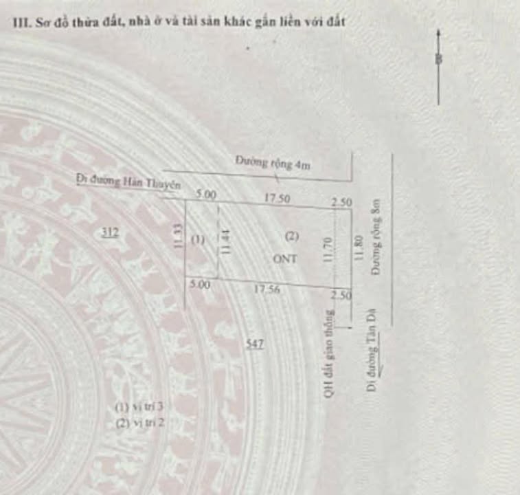 Đất mặt tiền Tản Đà, Biển Hồ 225m² giá 1.335 tỷ - Pháp lý rõ ràng, thuận tiện kinh doanh!