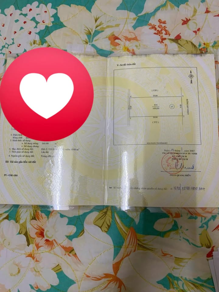 Đất ở Hưng Đông Vinh 160m² giá thỏa thuận - Đối diện công viên yêu nhau!