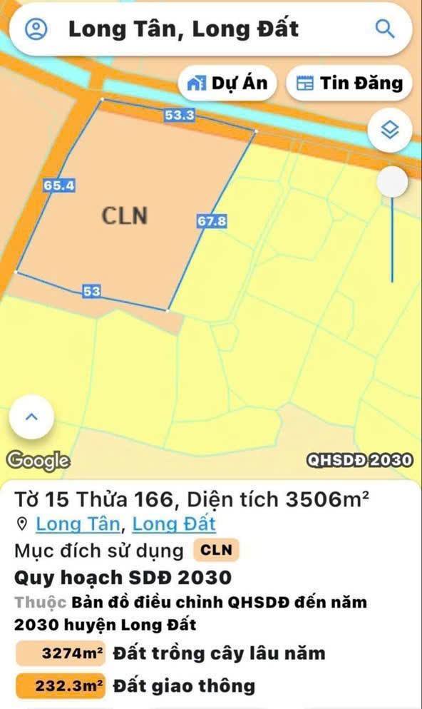 Đất vườn Long Tân, Đất Đỏ 360m² giá 920 triệu - Cơ hội đầu tư cực tốt!