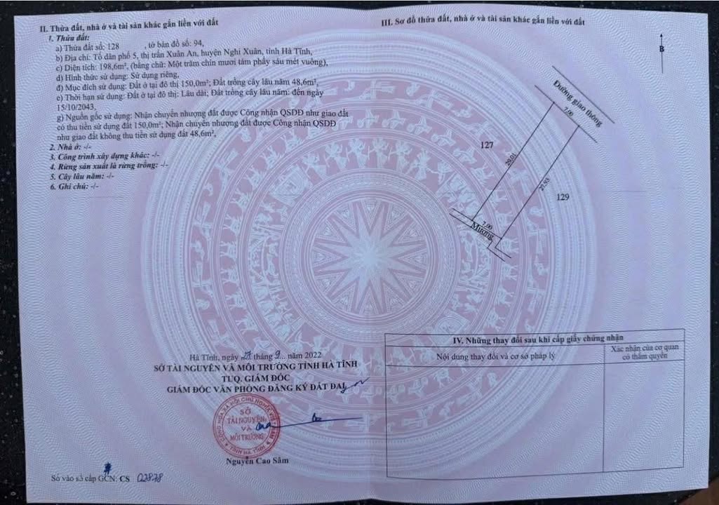 Đất Nền Thị Trấn Xuân An 198.6m² Giá 1.6 Tỷ - Cơ Hội Đầu Tư Hấp Dẫn!