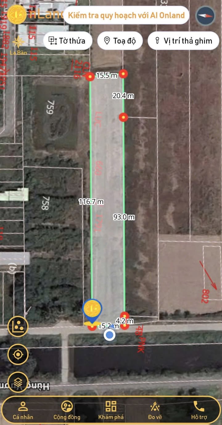 Đất nền 1,8 công tại Hòa Thuận, Trà Vinh - Giá chỉ 3,8 tỷ!