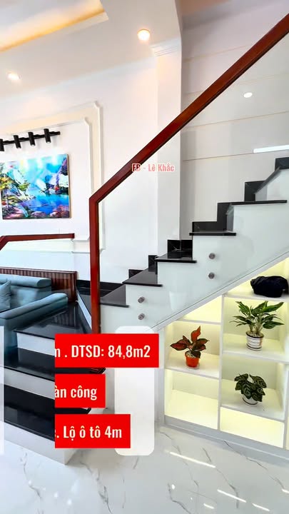 Nhà 1 Trệt 1 Lầu An Bình Cần Thơ 84.8m² giá 2.69 tỷ - Full nội thất sang trọng!