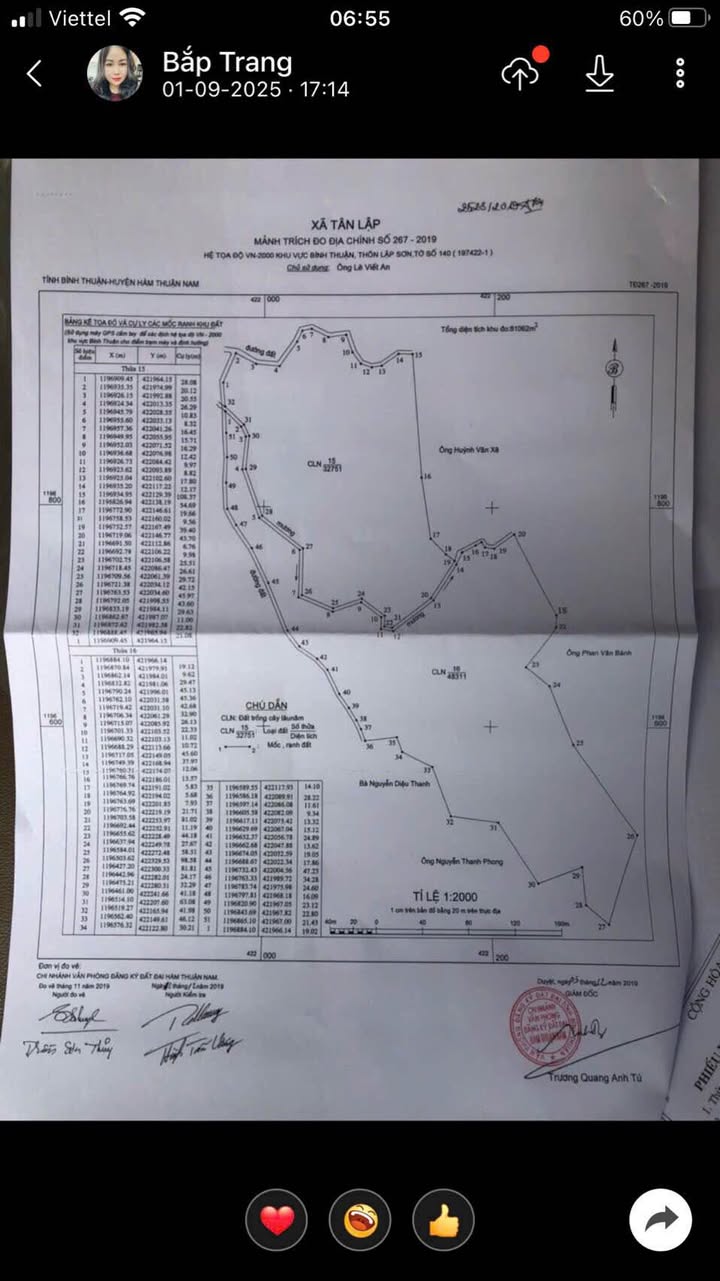 Bán đất Farm 20.000m² tại Tân Lập, Hàm Thuận Nam - Giá đầu tư 5.6 tỷ!