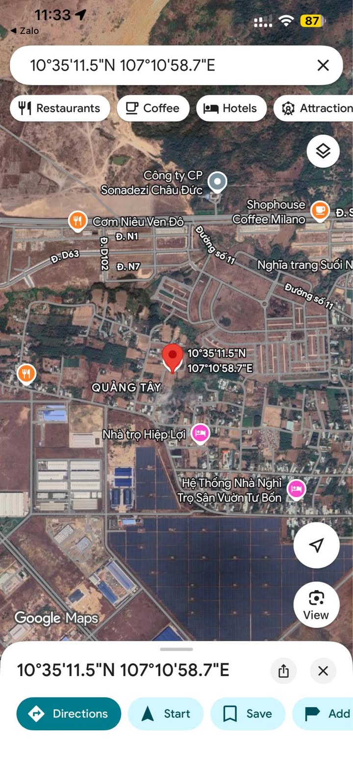 Đất nền Nghĩa Thành Châu Đức 115m² giá 750 triệu - Sổ hồng chính chủ!