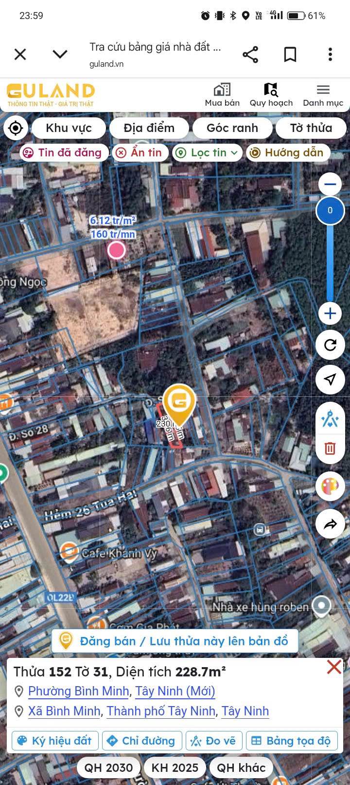 Nhà bán chính chủ phường Bình Minh, Tây Ninh 221m² giá 1.3 tỷ - Cơ hội đầu tư tuyệt vời!