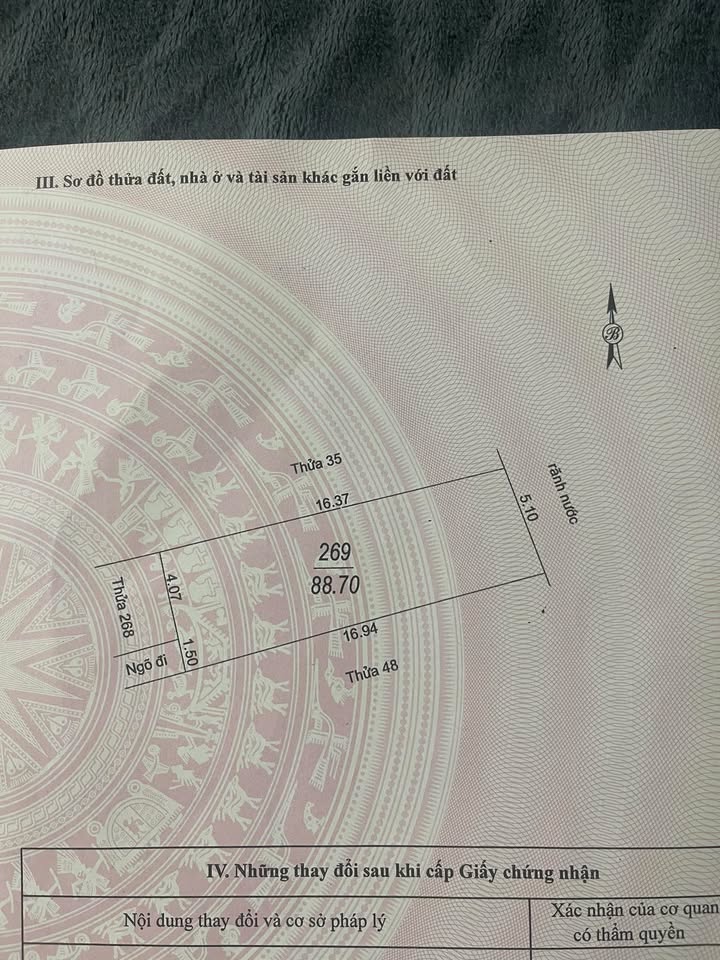 Đất chính chủ tại phường Việt Hoà, Hải Dương 88.7m² - Giá thỏa thuận hấp dẫn!