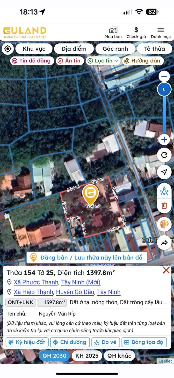 Đất nền xã Hiệp Thạnh, Gò Dầu 50m² giá 1.5 tỷ - Sổ đỏ chính chủ, thương lượng nhẹ!