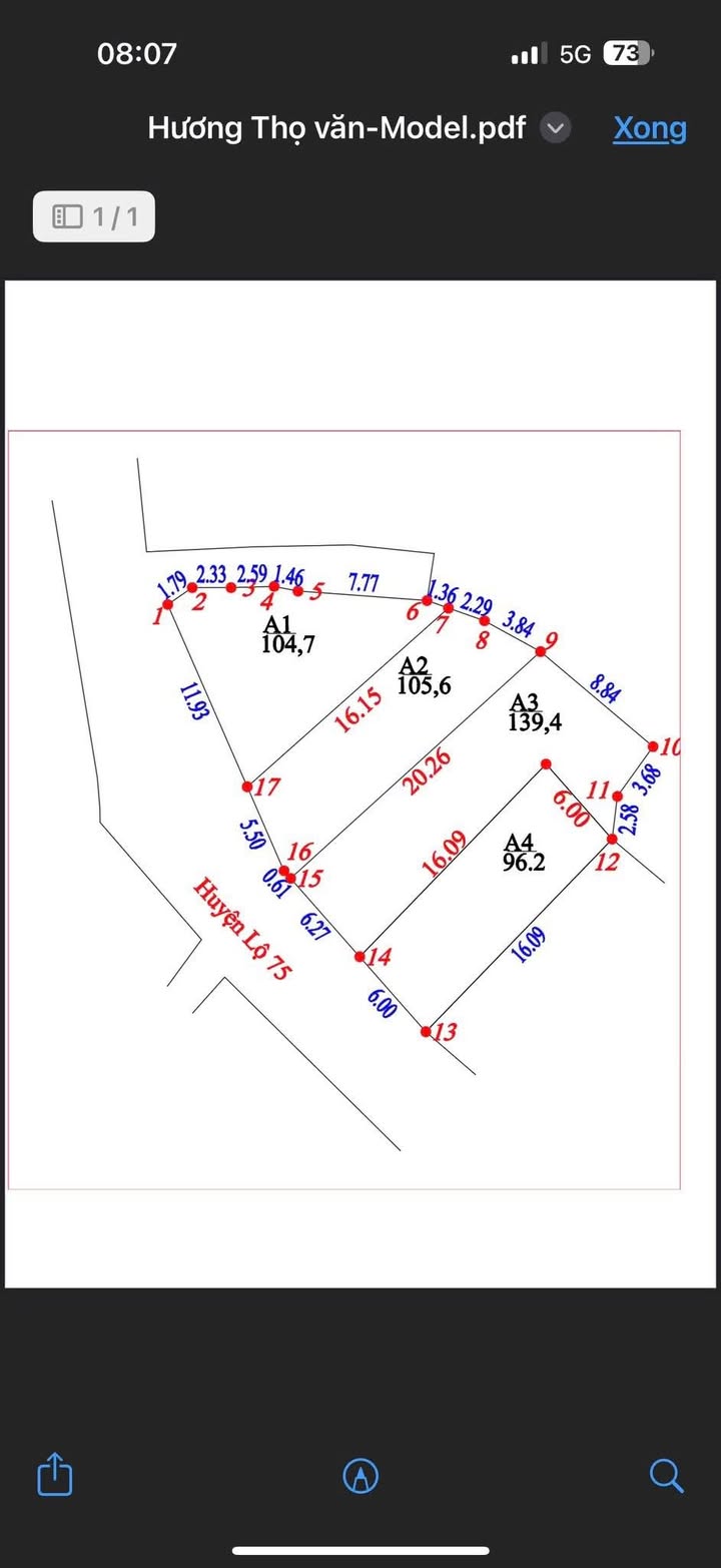 Đất thổ cư Thọ Văn Tam Nông 117m² giá chỉ 1.1 tỷ - Sổ đỏ chính chủ!