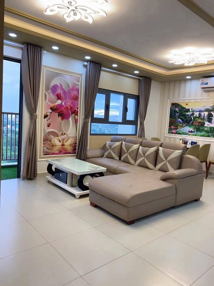 Chung cư Sơn An Biên Hòa 75m² giá 6.5 triệu - Full nội thất, an ninh tốt!
