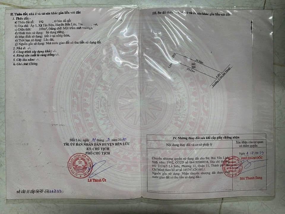 Nhà cấp 4 ấp 5 Tân Bửu 100m² giá 900 triệu - Cơ hội tuyệt vời cho gia đình bạn!