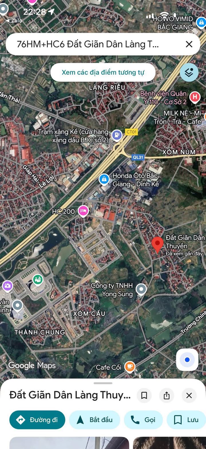 Đất nền thôn Thuyền, Dĩnh Trì, Bắc Giang 95m² giá 2,5 tỷ - Vị trí trung tâm đẹp!