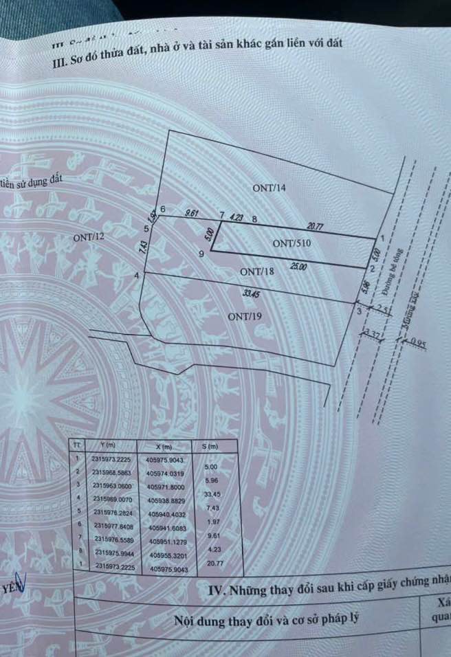Lô đất Tiền An, Quảng Yên 121m² - Mặt tiền 5m, Đường thông thoáng