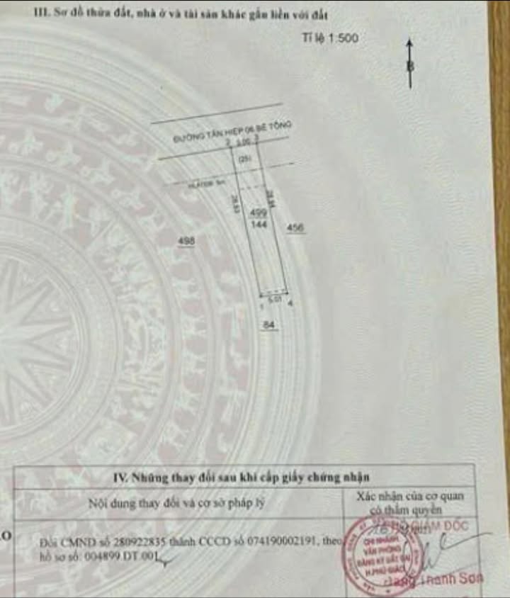 Nhà mặt tiền Tân Hiệp, Phú Giáo 145m² giá 780 triệu - Cơ hội đầu tư hấp dẫn!