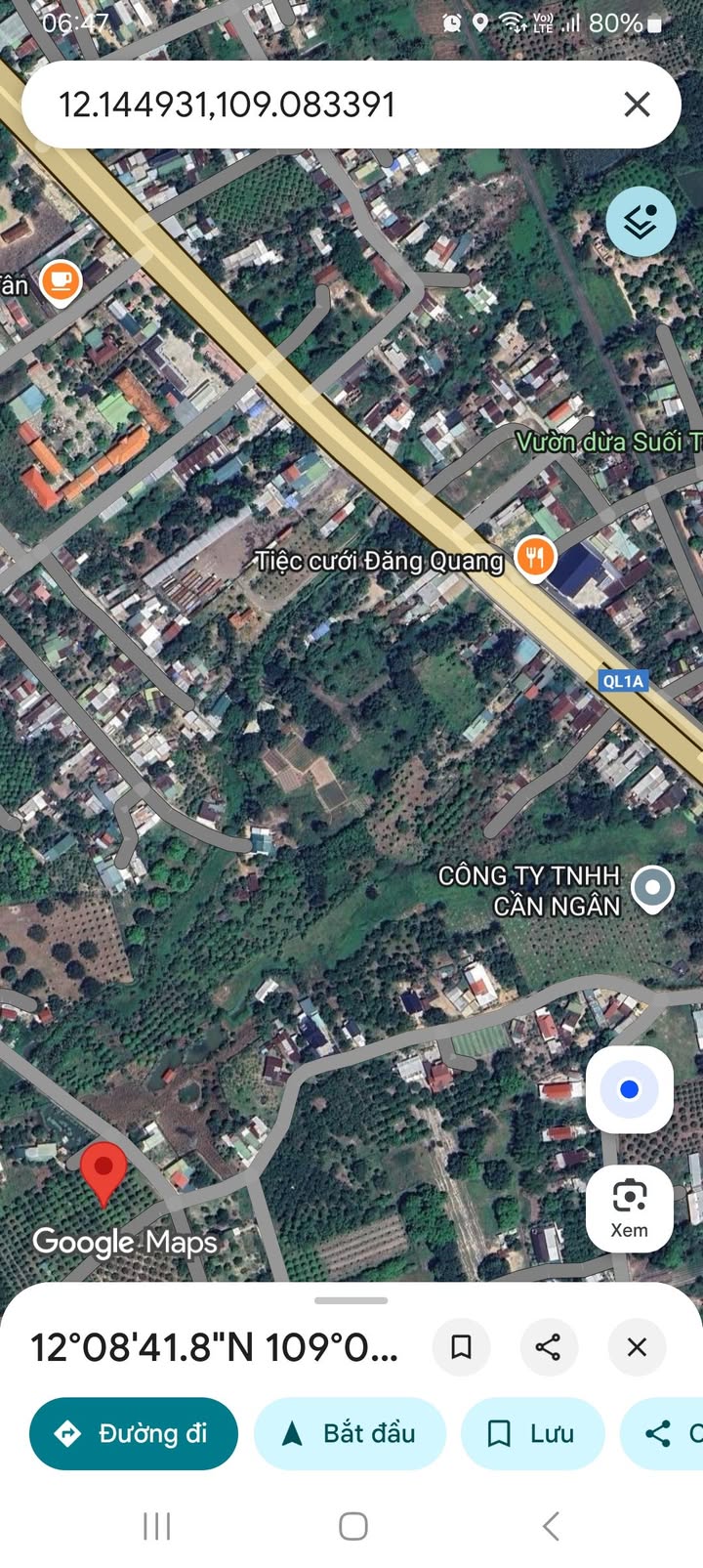 Đất nền Suối Tân, Cam Lâm 2698m² giá 13.5 tỷ - Lô góc 2 mặt tiền rộng rãi