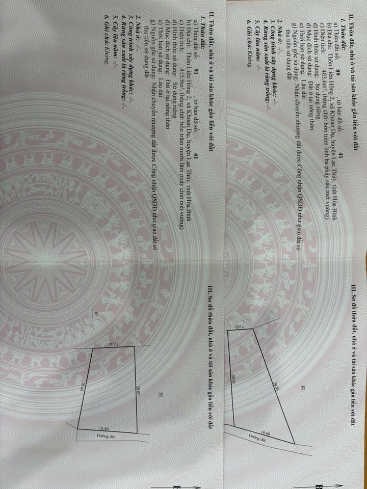 Đất Farm 9100m² tại Khoan Dụ, Lạc Thủy - Giá chỉ 4.55 tỷ - Đầu tư sinh lời cao!