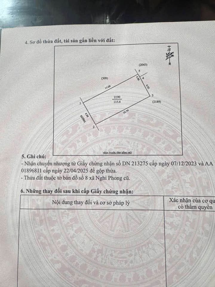 Đất Nền Nghi Phong Vinh 115m² giá 2.xxx - Sổ đỏ chính chủ!