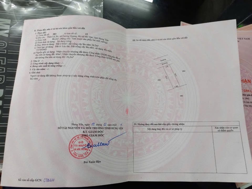 Đất nền Dương Quang, Mỹ Hào 86m² giá 1 tỷ - Cơ hội đầu tư hiếm có!