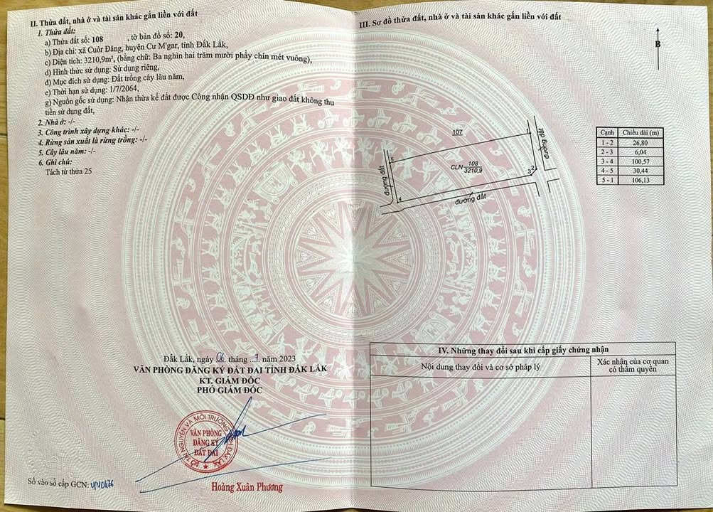 Đất nền Cuôr Đăng 8000m² giá 6.4 tỷ - Sổ hồng chính chủ, vị trí đẹp!