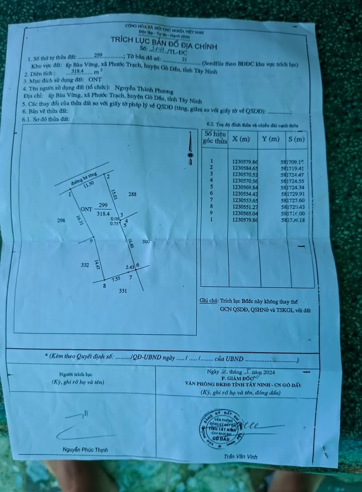 Nhà bán Gò Dầu Tây Ninh 320m² giá 1.6 tỷ - Đường lớn thuận lợi!