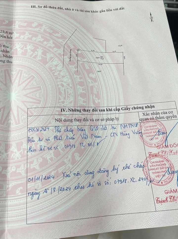 Đất nền Khu 3 Vân Phú 73.6m² giá 1.5 tỷ - Sổ hồng chính chủ, 2 mặt tiền!