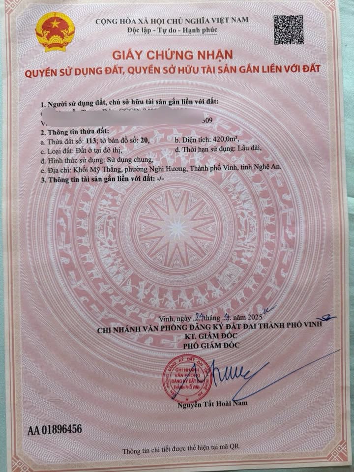 Đất biển Cửa Lò 420m² giá 60 triệu - Tiềm năng kinh doanh vượt trội!