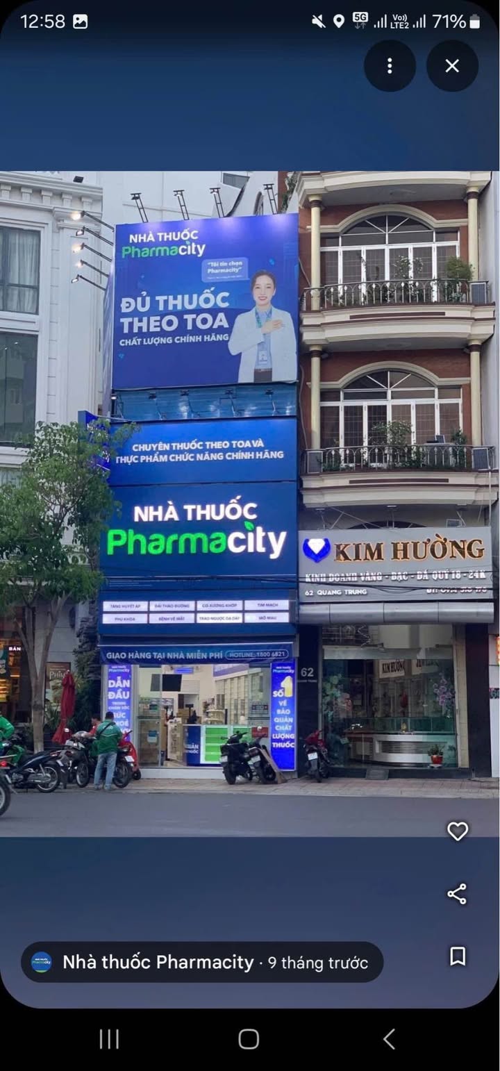 Nhà 4 tầng tại Quang Trung, Nha Trang, 124m² - Đầu tư sinh lời 45 triệu/tháng!