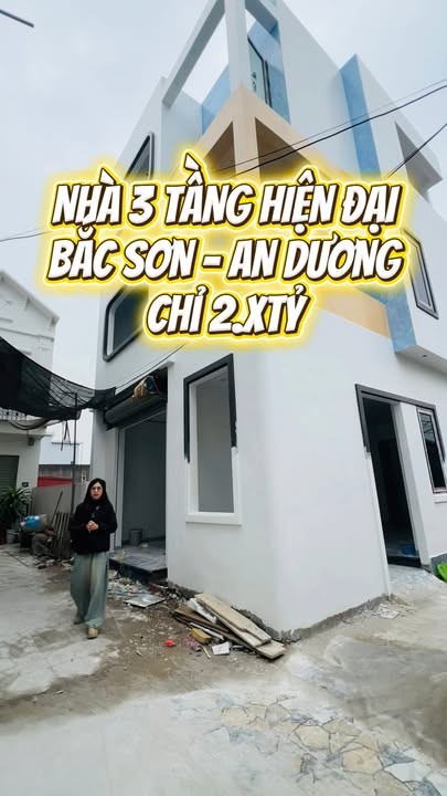 Nhà góc 3 tầng Bắc Sơn, An Dương 51.7m² giá 2.7 tỷ - Full nội thất hiện đại!