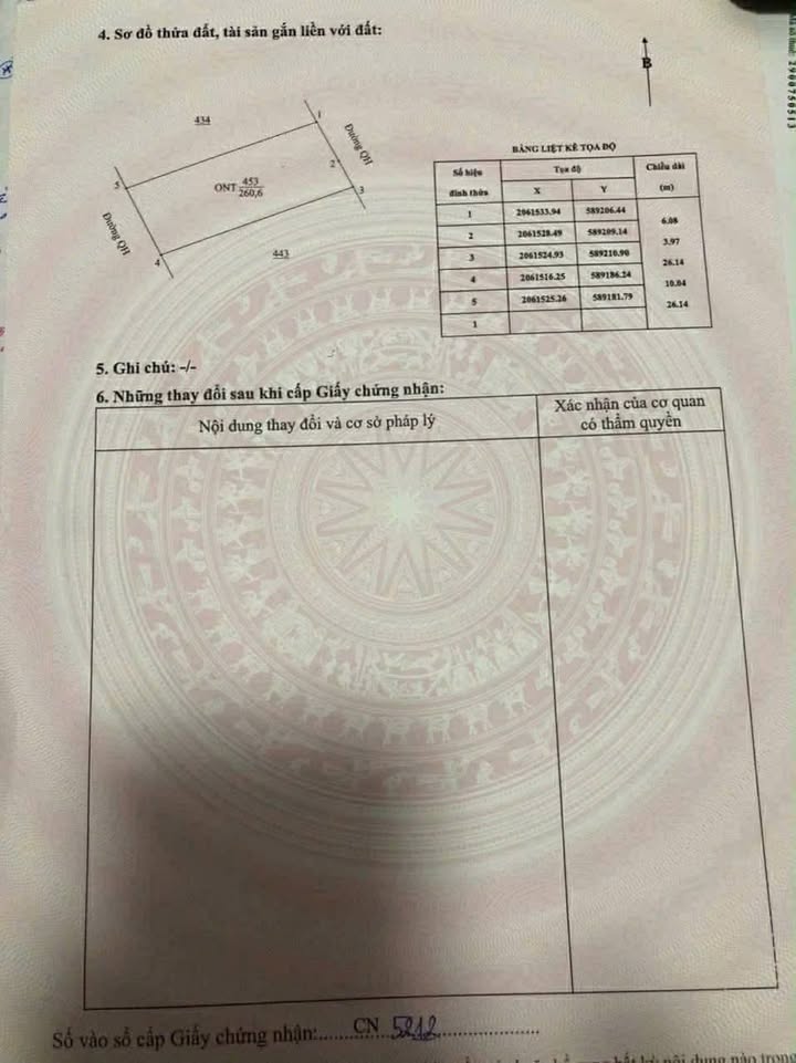 Bán đất 260m² Xóm Đại Thắng, Nam Cát - Lô 2 mặt đường, giá đầu tư tốt!