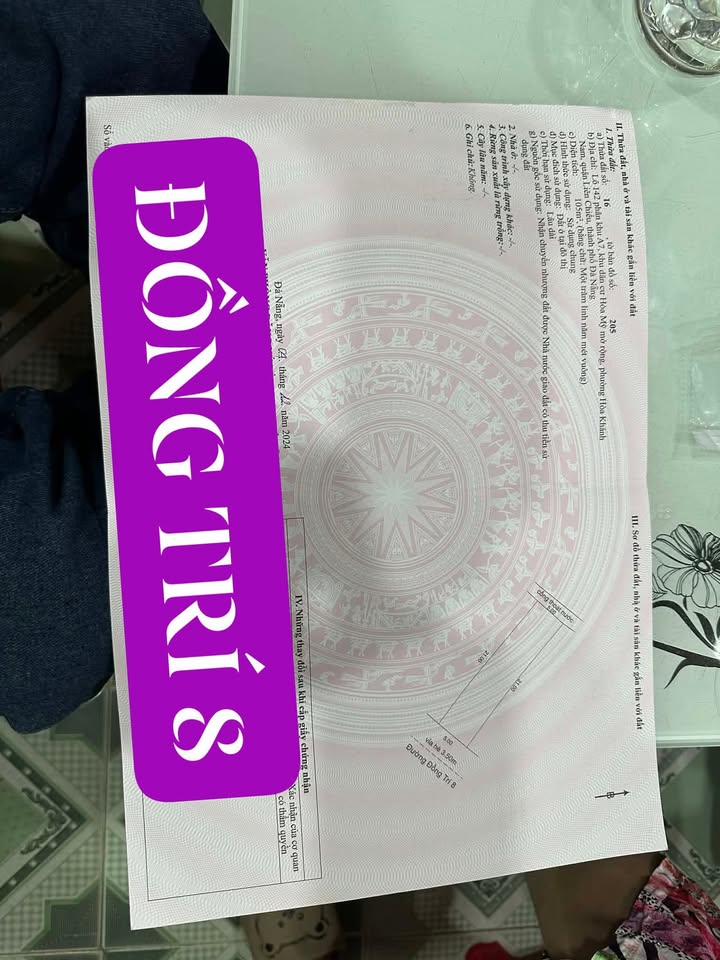 Đất nền mặt tiền đường Đồng Trí 8, Liên Chiểu, Đà Nẵng 105m² - Sổ đỏ chính chủ, giá 4 tỷ!