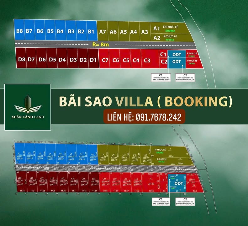 Đất nền Bãi Sao Villas An Thới 400m² giá 1.8 tỷ - Cơ hội đầu tư tuyệt vời!