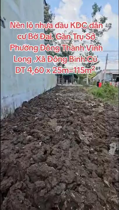 Đất mặt tiền kinh doanh Phường Đông Thành 115m² giá 1.19 tỷ - Vị trí đắc địa, sẵn sàng đầu tư!