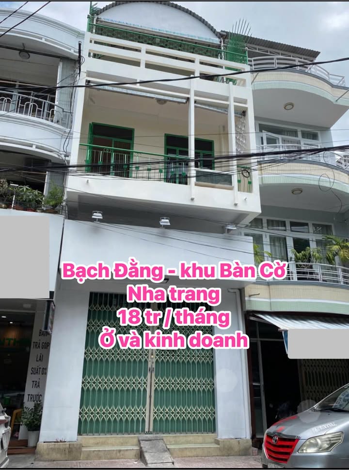 Nhà cho thuê tại khu Bàn Cờ, Bạch Đằng Nha Trang 51m² giá 18 triệu - Kinh doanh tự do!