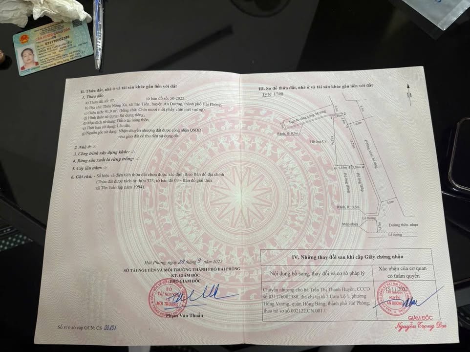 Đất nền TDP Bắc, Tân Tiến 91.9m² giá chỉ 900 triệu - Vị trí đẹp, giao thông thuận lợi!