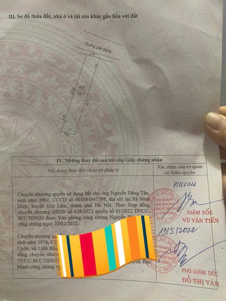 Đất thổ cư 120m² ven KCN Yên Lư - Giá thỏa thuận, vị trí đắc địa!