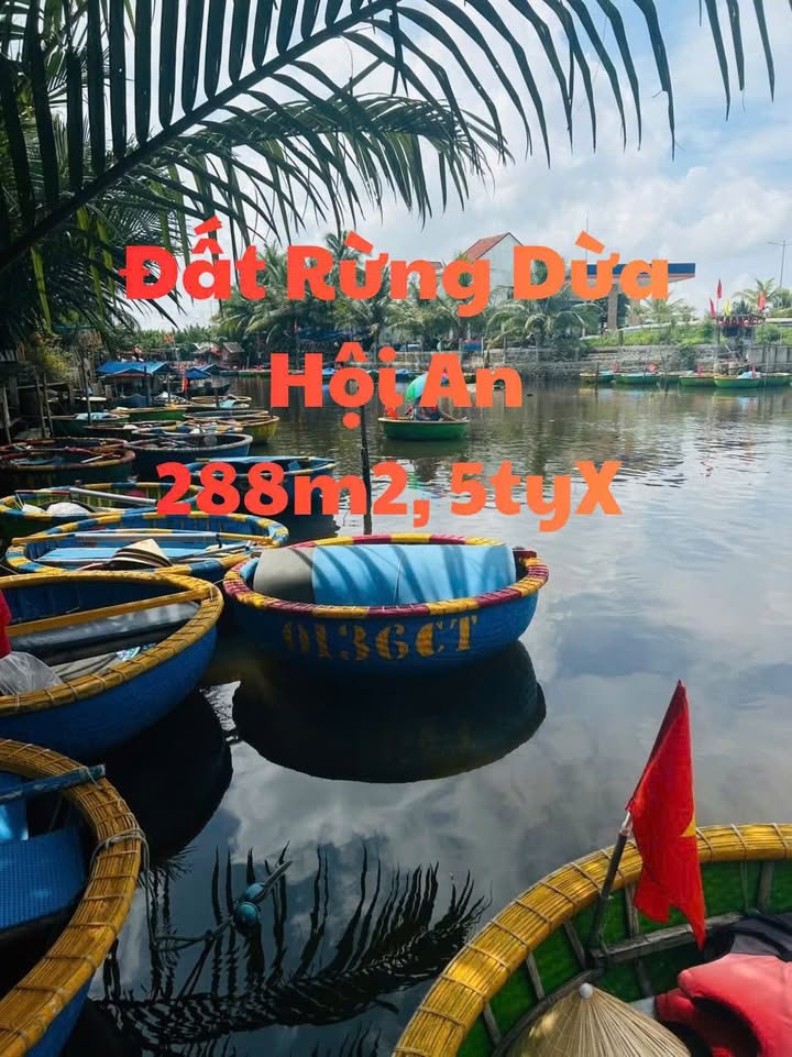 Bán đất rừng dừa Hội An 288m² giá 5 tỷ - Vị trí đắc địa thu hút khách