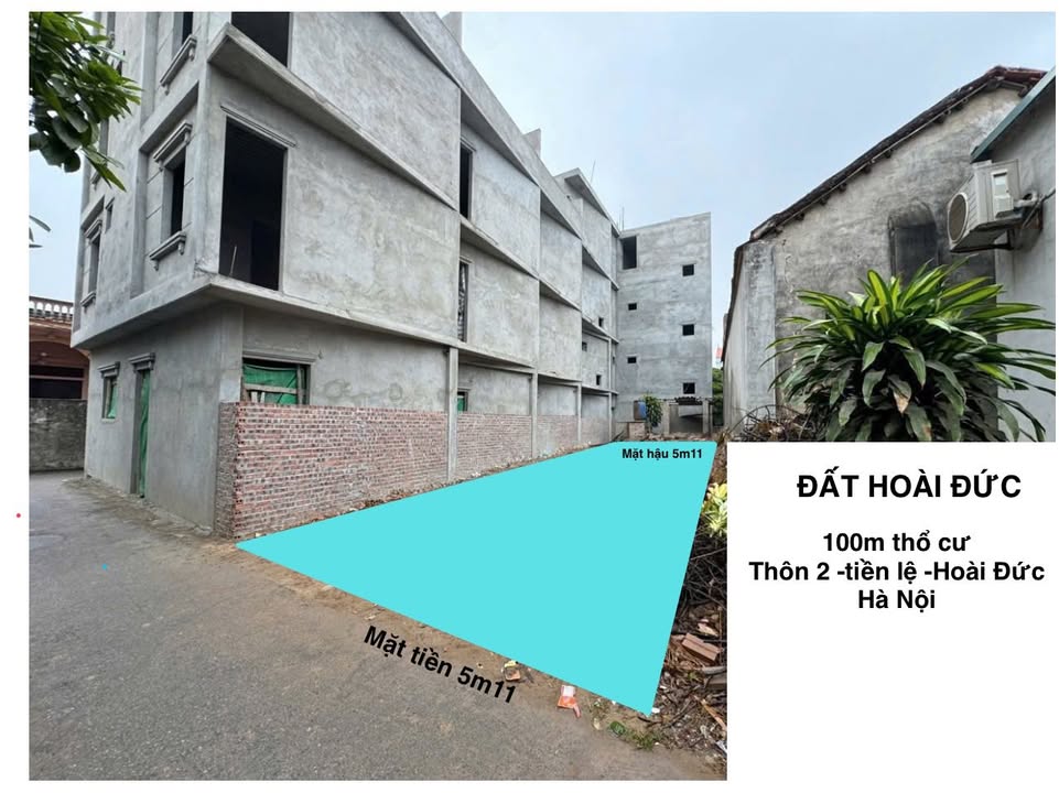 Đất nền Sơn Đồng Hoài Đức 100m² giá 6 tỷ - Vị trí đẹp, gần chợ và trung tâm hành chính!