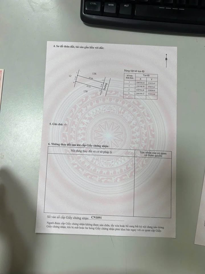Đất nền dự án Tống Trân Phù Cừ 116m² giá 600 triệu - Cơ hội đầu tư sinh lời!