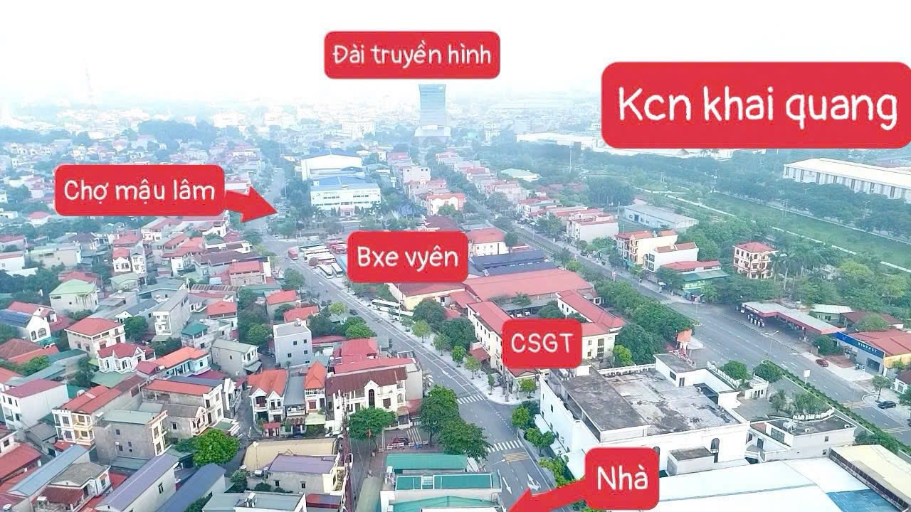 Nhà phố Khai Quang Vĩnh Yên 118m² giá 5 tỷ - Đầu tư sinh lời ngay!