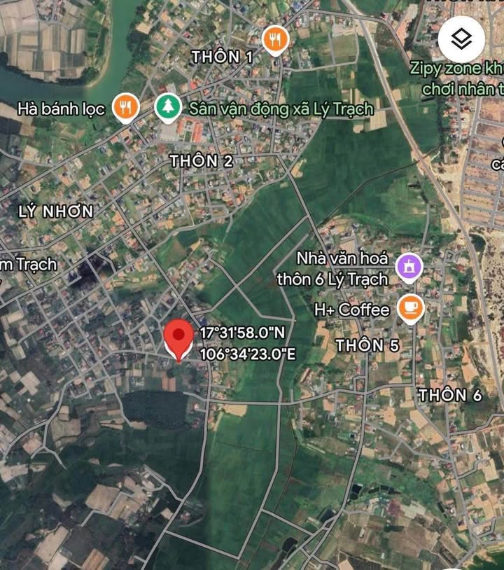 Đất ở 100% tại Thôn 3 Lý Trạch 129m² giá chỉ 580 triệu - Sổ đỏ chính chủ!