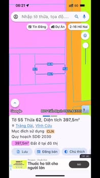 Bán lô đất biệt thự Trảng Dài Biên Hòa 391.12m² - Sổ hồng riêng, giá 3.5 tỷ!