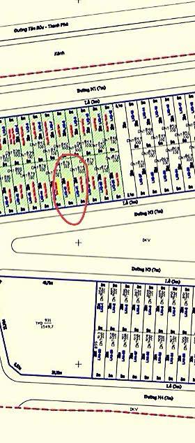 Đất nền tái định cư Bình Chánh 100m² giá 2.2 tỷ - Vị trí đẹp đối diện công viên!