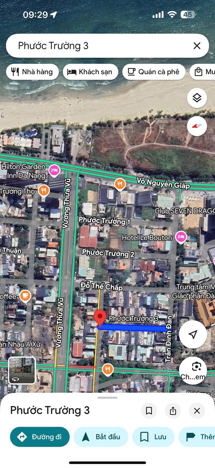 Lô đất đẹp 119m² mặt tiền đường Phước Trường 3 - Đầu tư sinh lời gần bãi biển Mỹ Khê!