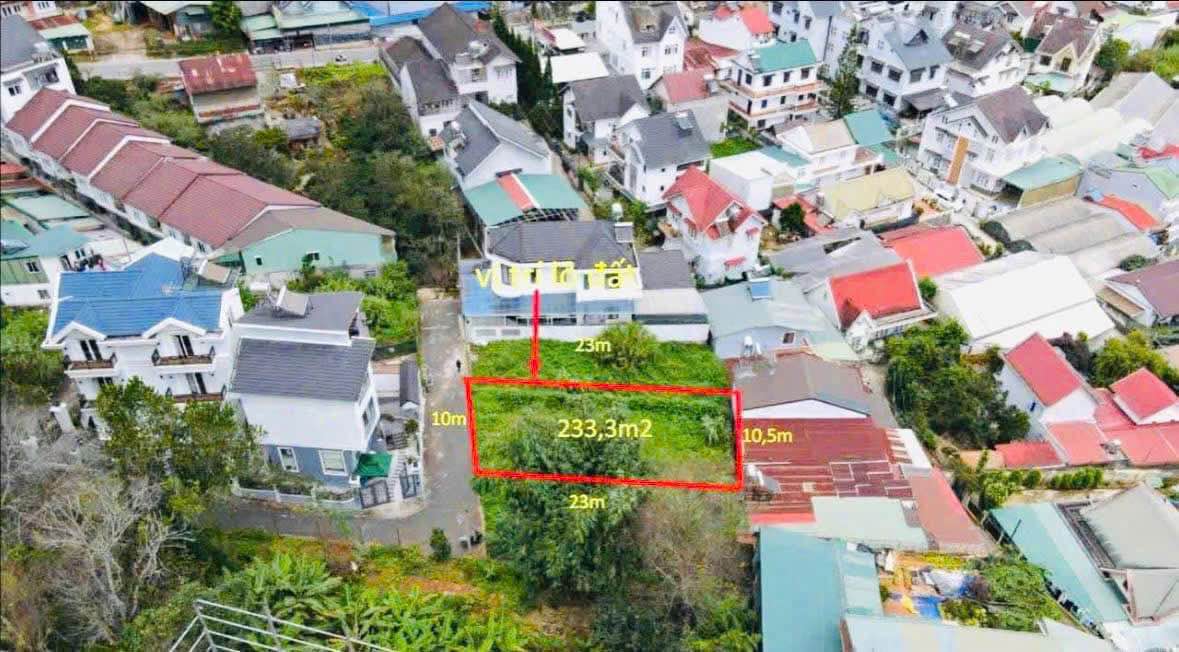 Đất nền đường Vạn Hạnh, Đà Lạt 233m² giá 10.2 tỷ - Đầu tư sinh lời cao!