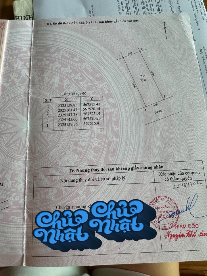 Đất nền đấu giá Khánh Tân Quốc Oai 75m² - Cơ hội đầu tư hấp dẫn!