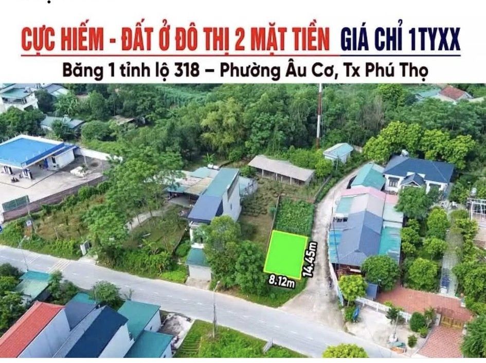 Đất nền kinh doanh Phường Âu Cơ 115m² giá 1.6 tỷ - Đầu tư sinh lời tại vị trí đắc địa!