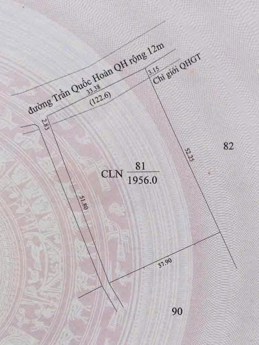 Lô đất mặt tiền Trần Quốc Hoàn - Buôn Hồ, Đắk Lắk 1.956m² giá 1,6 tỷ - Cơ hội đầu tư sinh lời!