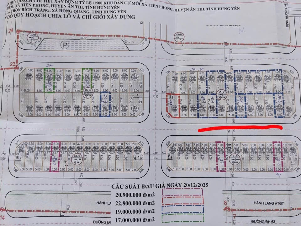 Đất đấu giá Tiền Phong, Ân Thi 91.8m² giá 1.848 tỷ - Cơ hội đầu tư hiếm có!