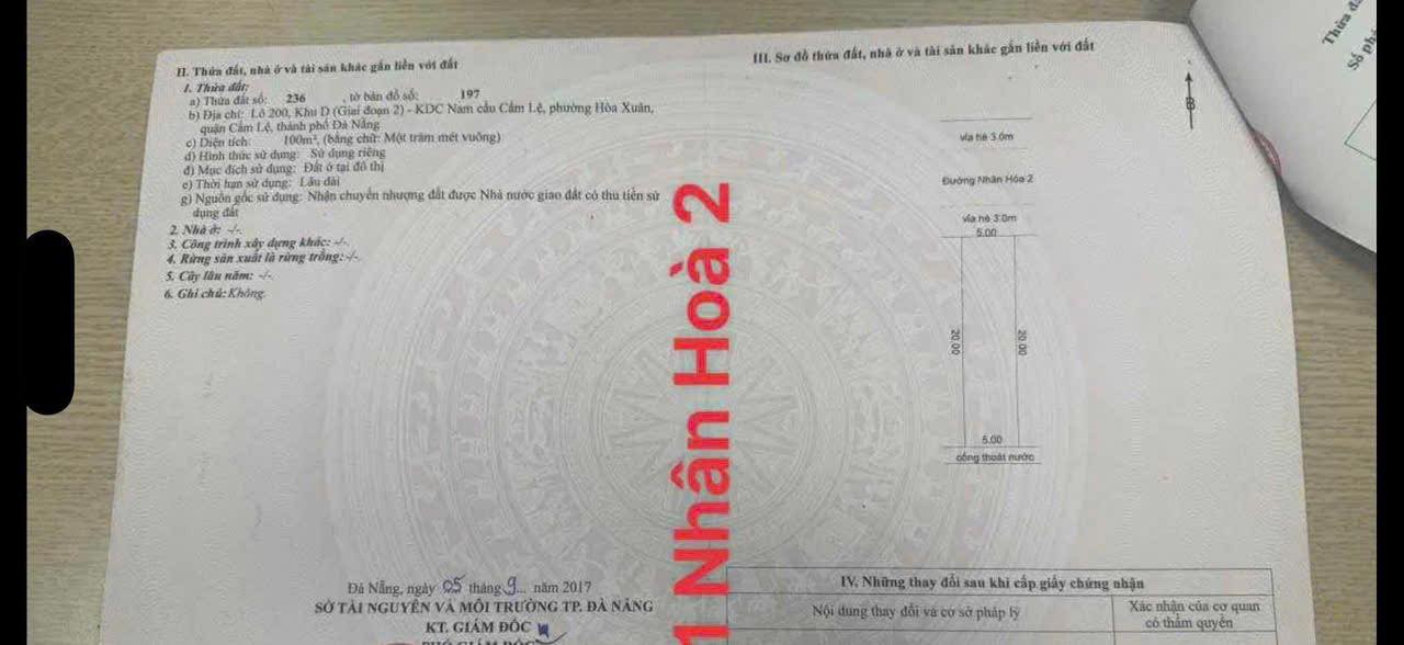 Nhà riêng Hòa Xuân 100m² giá 4.2 tỷ - Gần chợ, trường học!